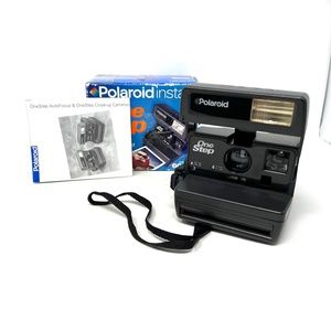 Vintage Polaroid One Step Close Up 600 Instant Camera W/ Strap Untested